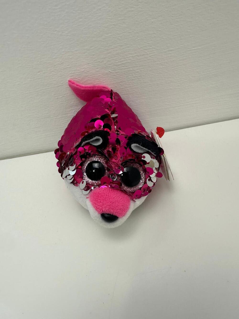 Ty Stackables Teeny Tys “Jewel” the Fox Sequin - No Hang Tag (4 inch)